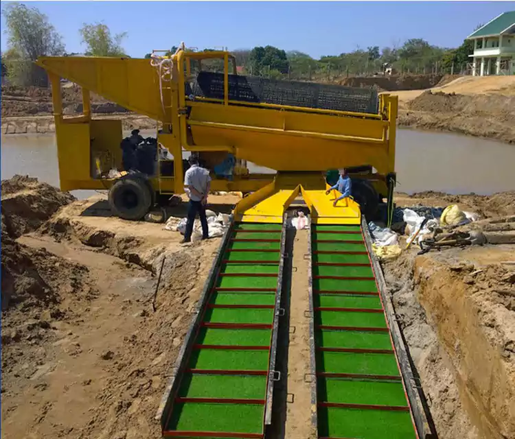 휴대용 모바일 골드 패닝 카트